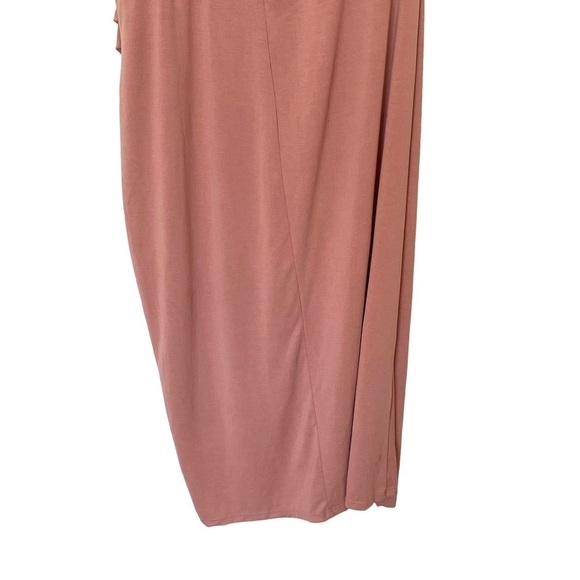 Lulu's Raise A Glass One-Shoulder Midi Dress in Blush Pink, NWOT, Size X-Large - Picture 9 of 13